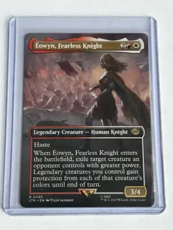 Eowyn, Fearless Knight – Borderless | Lord of the Rings (LTR) – MTG Rare #430 - Image 2