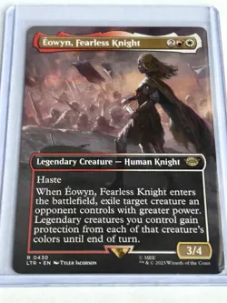 Eowyn, Fearless Knight – Borderless | Lord of the Rings (LTR) – MTG Rare #430 - Image 3