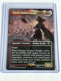 Eowyn, Fearless Knight – Borderless | Lord of the Rings (LTR) – MTG Rare #430 - Image 4