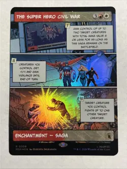 The Super Hero Civil War (Borderless) Marvel Super Heroes Foil - Image 1