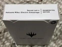 Hatsune Miku: Sakura Electric Entourage Secret Lair (Rainbow Foil) MTG English - Image 2