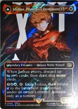 Magic | FINAL FANTASY | Joshua, Phoenix's Dominant (Borderless) (Surge Foil) | 5 - Image 1