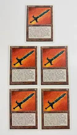 Runesword - {MTG} - Magic: The Gathering - [VG] LOT OF 5 - Image 1