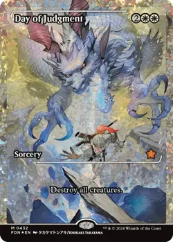 Day of Judgment - Fracture Foil - Showcase English Foundations Pack Fresh - Image 1