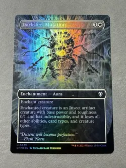 Darksteel Mutation - Foil Extended Art CMM NM MTG - Image 1