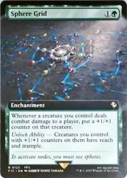 Magic | Commander: FINAL FANTASY | Sphere Grid (Extended Art) | 123 | NM - Image 1