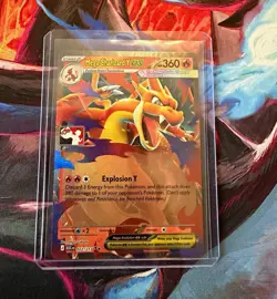 Mega Charizard Y EX 022/217 XY Prize Pack 9 stamped - Image 1