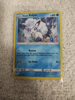 Alolan Vulpix - 21/145 (Toys R Us Promo) Holo New Sealed Pokemon TCG Exclusive - Image 1