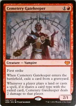 Magic | Innistrad: Crimson Vow | Cemetery Gatekeeper | 148 | NM - Image 1