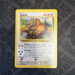 Pokemon Tauros Uncommon 62/130 Base Set 2 - Image 1