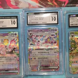 7 Pokemon Slabs Umbreon ex 093/187 Terastal Fest ex Japanese CGC 10 - Image 5