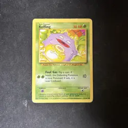 Koffing 51/102 | Base Set | Common | WotC | Vintage Pokemon D31 - Image 1