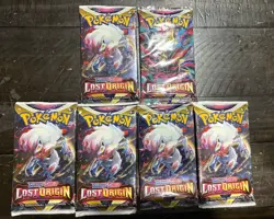 Pokemon SWSH Lost Origin Booster Pack - Lot Of 6 Factory Sealed! - Image 1