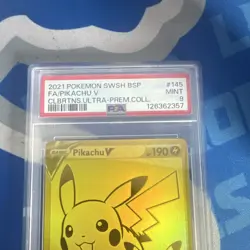 The Pokemon Company Pikachu V SWSH145 SWSH Promo Holo PSA 9 Eng 2021 190 HP - Image 4