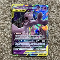 The Pokemon Company Mewtwo & Mew GX 71/236 Unified Minds TAG TEAM Full Art Holo - Image 1