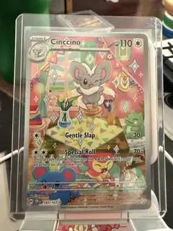 Pokemon Cinccino 183/162 SV05: Temporal Forces Holo Illustration Rare - Image 1