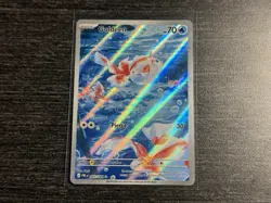 ​Pokemon Goldeen 087/084 Pitch Black Illustration Rare Full Art Holo NM - Image 2