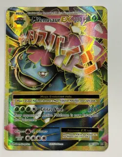 Pokemon TCG M Venusaur EX Mega Full Art Holo Evolutions 100/108 Ultra Rare - Image 1