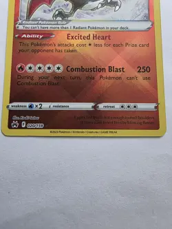 Pokemon Radiant Charizard 020/159 Crown Zenith Holo Radiant Rare - Image 2