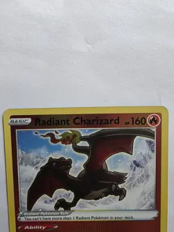 Pokemon Radiant Charizard 020/159 Crown Zenith Holo Radiant Rare - Image 3
