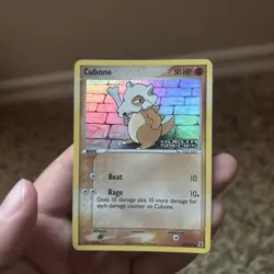 2005 Cubone MP Reverse Holo Stamped 60/113 EX Delta Species Pokemon TCG - Image 1
