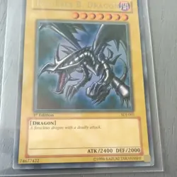 Konami Yu-Gi-Oh! Red-Eyes B. Dragon SDJ-001 Ultra Rare 1st Ed 2400/2000 🔥 - Image 3
