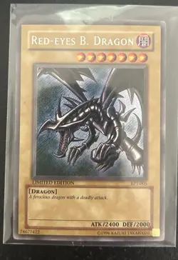 Yu-Gi-Oh! Red-Eyes B. Dragon BPT-005 Limited Edition Secret Rare MP - Image 1