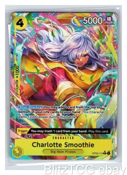 Charlotte Smoothie (Alternate Art) OP03 OP03-110 One Piece Foil NM/M - Image 1