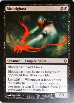 Magic | Zendikar | Bloodghast | 83 | NM - Image 1