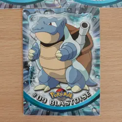 Pokemon Topps TV 1999 Squirtle Wartortle Blastoise Rare Vintage Cards HP #1H - Image 4