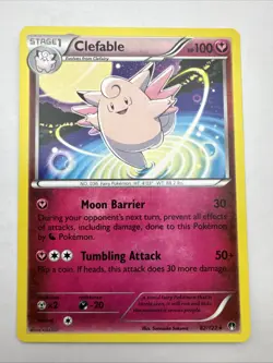 Pokemon Card Clefable Breakpoint Rare 82/122 Near Mint - Image 1