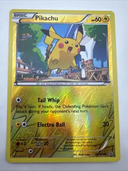 Pokemon Card Pikachu 20/108 XY Roaring Skies Reverse Holo Near Mint - Image 1