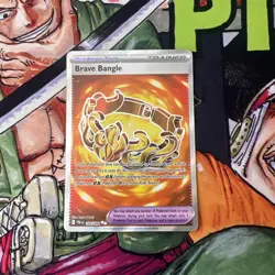Pokemon TCG Brave Bangle Full Art Pitch Black Trainer Card | Mint/NM English - Image 1