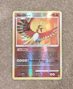 Pokemon Card - Ho-Oh - Secret Wonders 10/132 Reverse Holo Rare LP/N - Image 1