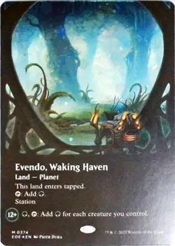 Magic | Edge of Eternities | Evendo, Waking Haven (Borderless) (Galaxy Foil) | 3 - Image 1