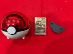 1999 Pokemon 23k Gold Plated Mewtwo Burger King Trading Card - Image 1