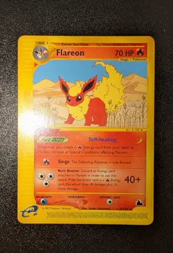 Flareon - 8/144 - Pokemon Skyridge Non-Holo Card MP - Image 3