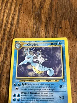 KINGDRA 8/111 NEO GENESIS HOLO RARE POKEMON CARD - Image 4