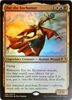 Magic | Dominaria Remastered | Zur the Enchanter | 206 | NM Foil - Image 1