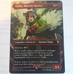 Wizards of the Coast MTG Final Fantasy VII Yuffie, Materia Hunter Foil Rare 0470 - Image 1