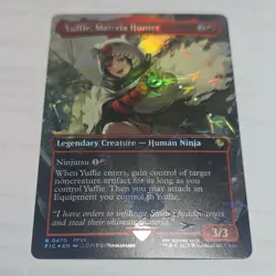Wizards of the Coast MTG Final Fantasy VII Yuffie, Materia Hunter Foil Rare 0470 - Image 3