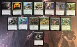 MtG Custom Commander Green Black Mutants - Jenova, Ancient Calamity - Bracket 2 - Image 5