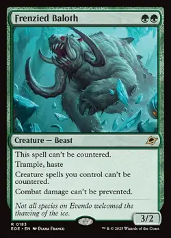 MTG Frenzied Baloth [EOE] #183 FOIL en - Image 1
