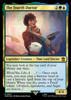 1x The Fourth Doctor - Surge Foil MTG - Universes Beyond: Doctor Who - NM-Mint - Image 1