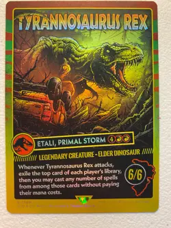MTG 1x FOIL Tyrannosaurus Rex Etali, Primal Storm 1389 Secret Lair Magic x1 NM - Image 1