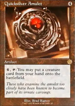 Magic | The Brothers' War: Retro Frame Artifacts | Quicksilver Amulet | 45 | NM - Image 1
