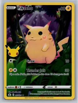 Pikachu 005/025 Holo Rare Celebrations Pokemon Near Mint - Image 1
