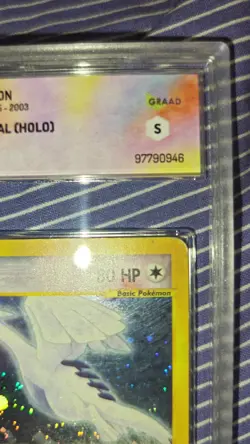 2003 Pokemon Aquapolis #149 Crystal Lugia Holo GRAAD 6 EX-MT - Image 2