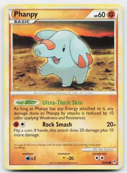 Phanpy 66/95 Common Call of Legends Pokemon Near Mint - Image 1