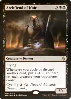 Magic | Amonkhet | Archfiend of Ifnir | 78 | NM - Image 1